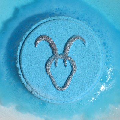 Koziorożec - Zestaw 2 Musujących Krążków Zodiak z Horoskopem