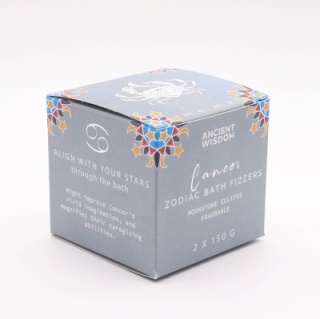 Rak - Zestaw 2 Musujących Krążków Zodiak z Horoskopem