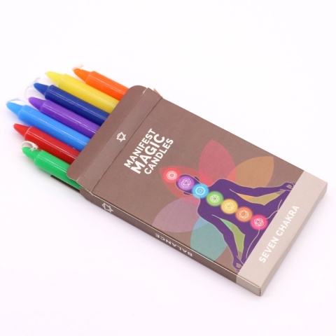 Świeczki w siedmiu kolorach