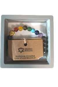 Bransoletka Lava Stone w ozdobnej ramce