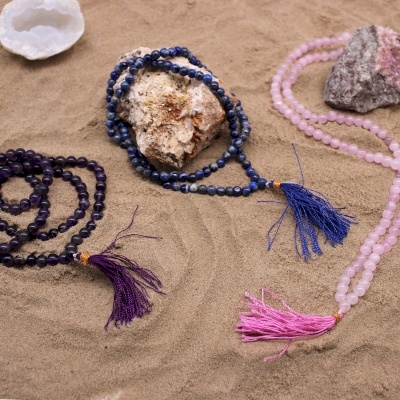 Buddyjski Różaniec - Ametyst