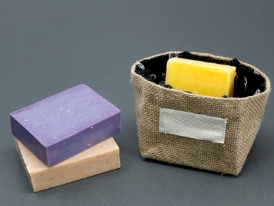 Mały Koszyk z Czarną Podszewką