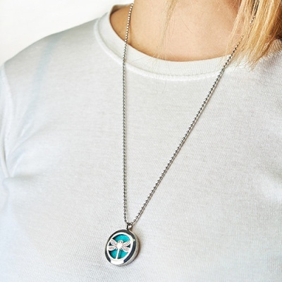 Naszyjnik aromaterapeutyczny z motywem nutek