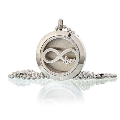 Naszyjnik aromaterapeutyczny z motywem nieskończoności