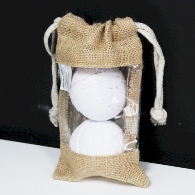 Torebka z Juty z Okienkiem 20x12cm