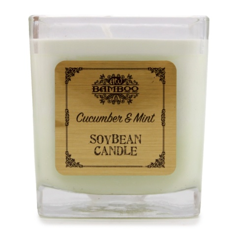 Zapachowa Świeczka Sojowa - Ogórek i Mięta