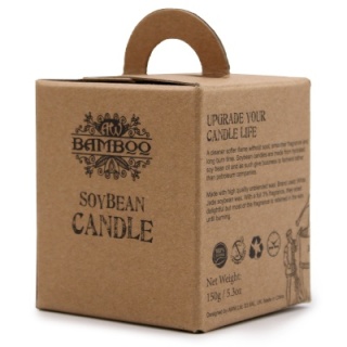 Świeczka sojowa o zapachu ogórka i mięty